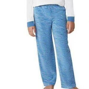 Eddie Bauer Kids Fleece Lounge Pants / Pajama Bottom  Blue, size XS (5/6)